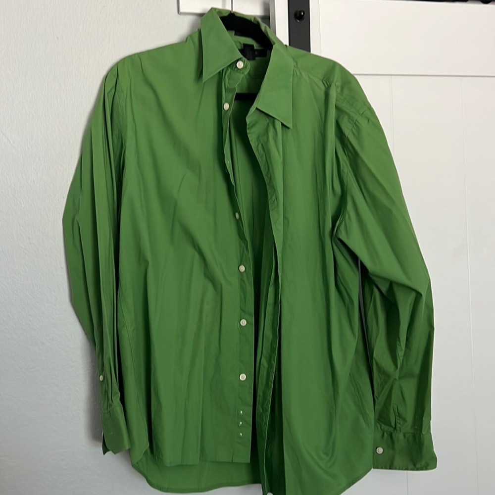 Green EXPRESS  XL dress shirt